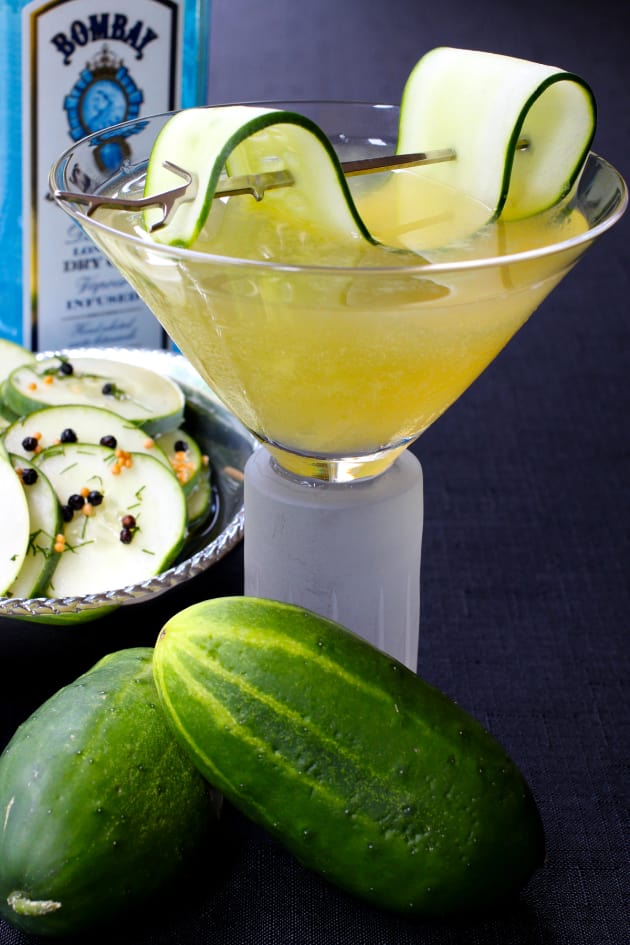 Cucumber Gin Martini - Food Fanatic Cucumber Gin Martini - Food Fanatic