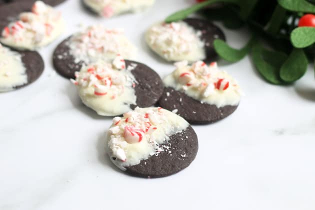 Homemade Williams-Sonoma Peppermint Bark Cookies Photo