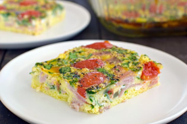 Ham and Tomato Egg Bake Photo