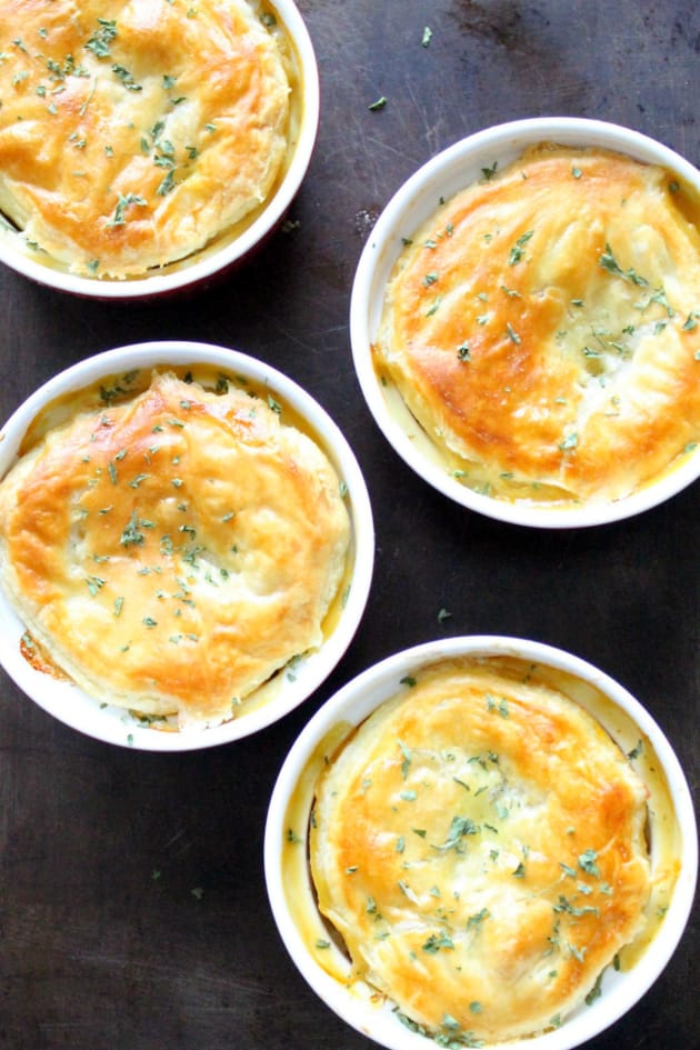 Individual Puff Pastry Chicken Pot Pies Picture