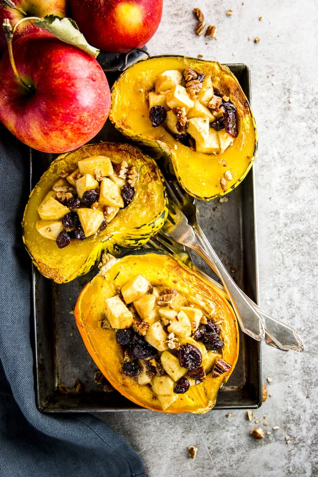 Cranberry Apple Stuffed Acorn Squash Image