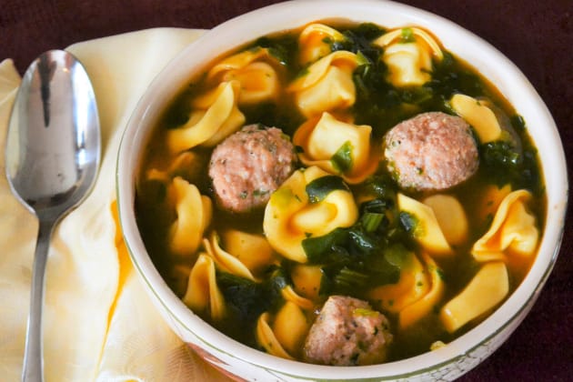 Meatball Tortellini Soup Recipe Food Fanatic