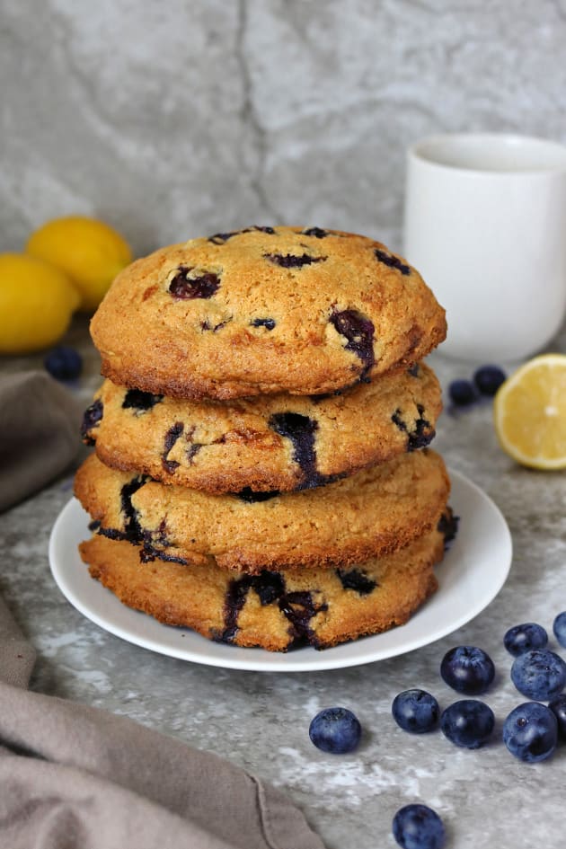 Gluten Free Lemon Blueberry Muffin Tops Pic