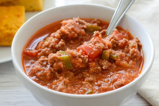 Paleo Stuffed Pepper Soup