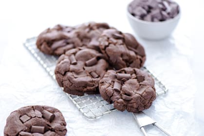 Gluten Free Double Chocolate Chunk Cookies Recipe