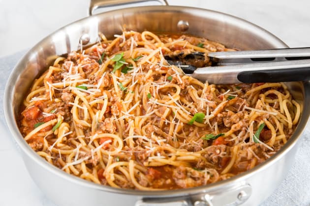 One Pot Spaghetti Recipe Food Fanatic