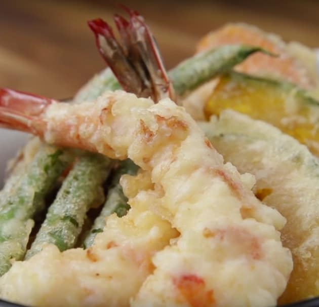 Shrimp Tempura with Vegetables
