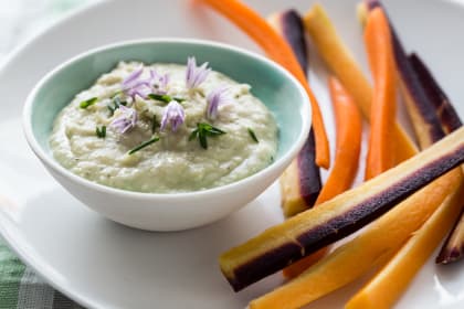 White Bean Hummus with Chives