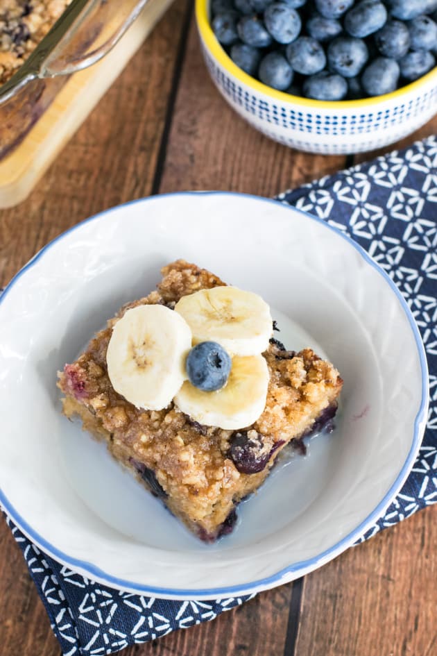 Blueberry Banana Baked Oatmeal Image