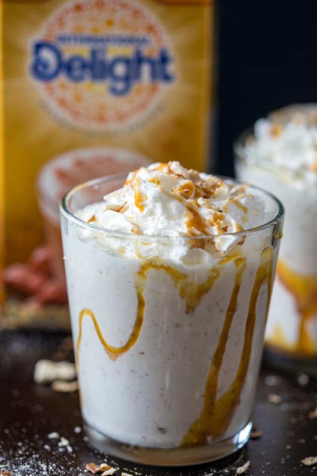 Caramel Macchiato Pretzel Milkshake Pic Food Fanatic