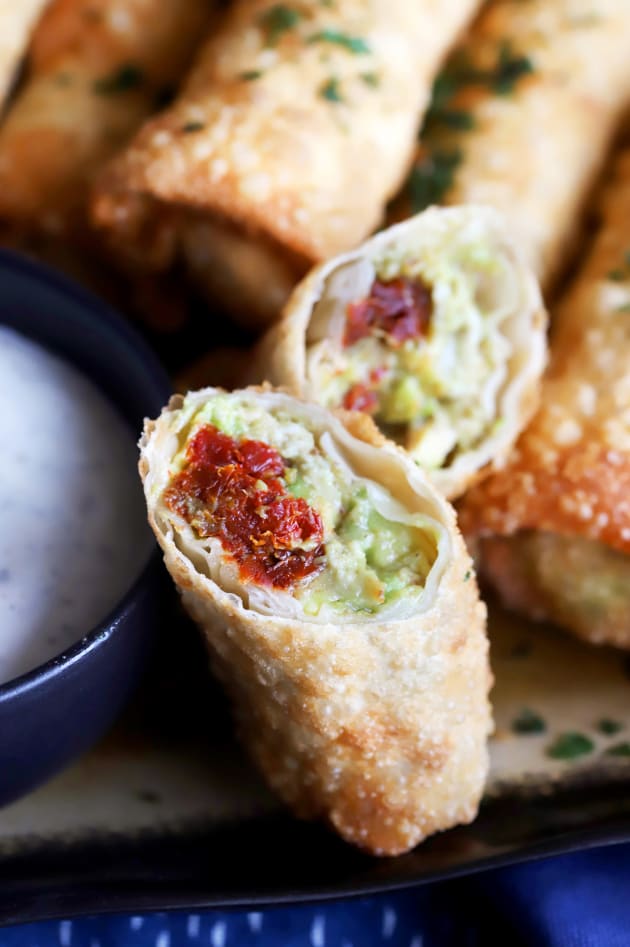 Avocado Sundried Tomato Egg Rolls Picture