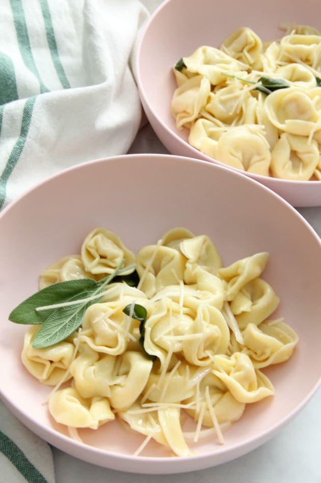 Tortellini with Butter and Sage Image