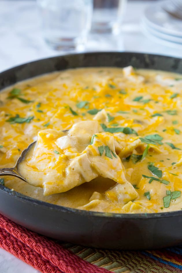 White Chicken Enchilada Skillet Picture