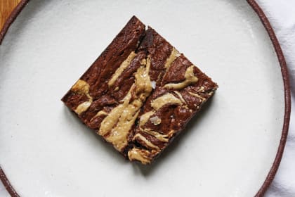 Passover Brownies with Tahini Swirl Recipe