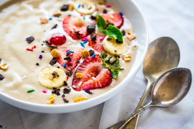Vegan Banana Split Smoothie Bowl