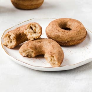 Baked churro doughnuts photo
