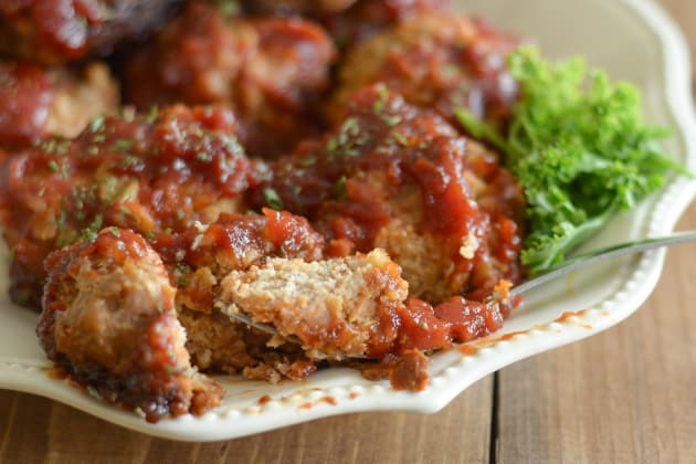 File 2 Gluten Free Slow Cooker Tangy Turkey Meatballs