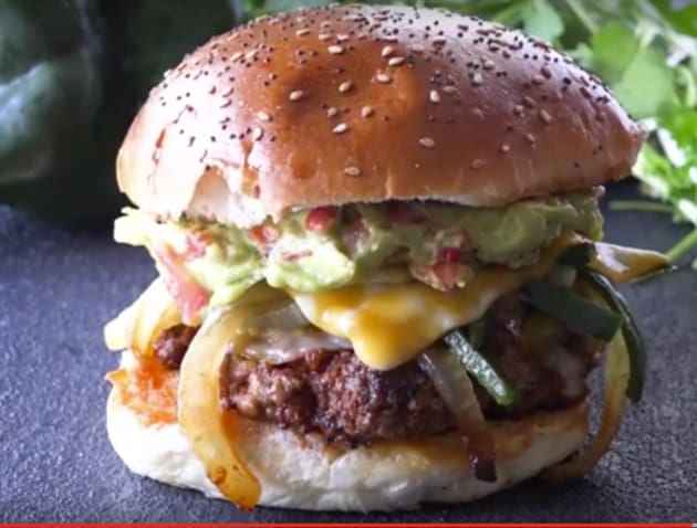 Queso Fundido Chorizo Hamburger