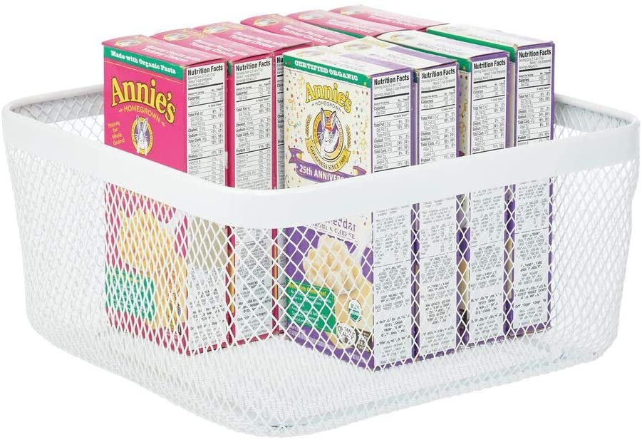Mdesign metal wire basket for pantry